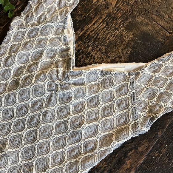 Anthropologie}• deletta grey and white top - Picture 2 of 8